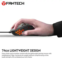 Ігрова миша Fantech X UX-2 RAPTOR PixArt 3360, 250IPS, 50G, 1200DPI Black - мініатюра 7