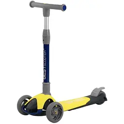 Самокат Best Scooter 62х17х31 см Чорно-жовтий 000231460