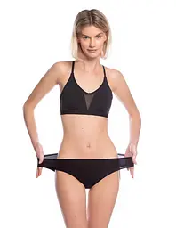 Трусики жіночі бікіні Lama FIT6000BI-02 чорні L/2XL - мініатюра 1