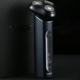 Акумуляторна електробритва водонепроникна, від USB, VGR V-310, Чорна / Бездротова бритва електрична - мініатюра 6