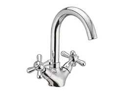 Змішувач HAIBA на мийку хром DOMINOX 274 ГАЙКА