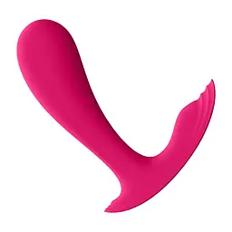 Смарт-вібратор у трусики Satisfyer Top Secret Pink вагінально-кліторальний, 2 мотори - мініатюра 3
