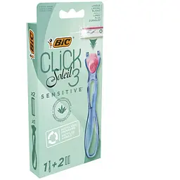 Бритва Bic Click 3 Soleil Sensitive з 2 змінними картриджами (3086123644953)