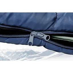 Спальник Naturehike MJ300 (CNK2300SD014) +4°C з капюшоном - темно-блакитний - мініатюра 3