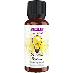 Суміш олій для концентрації Now Foods Mental Focus Oil Blend 30 мл
