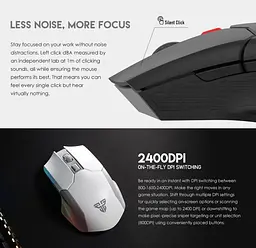 Ігрова бездротова миша Fantech WG-11 CRUISER PixArt 10G White - мініатюра 6