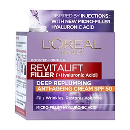 Крем для обличчя L'Oreal Paris Revitalift Filler Х3 Антивіковий SPF-50 50 мл (3600523982745)