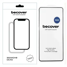 Скло захисне BeCover Tecno POVA 5 (LH7n) 10D Black (711825)