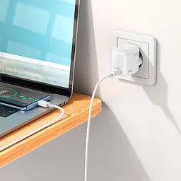 Адаптер мережевий HOCO Advantage single port charger C112A сам блок білий - мініатюра 9