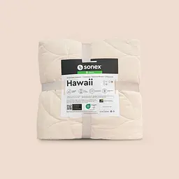 Набір Sonex Hawaii: покривало двостороннє 240х220 см + наволочка 70х50 см 2 шт. бежевий (SO102524) - мініатюра 8