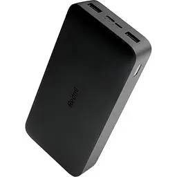 Зовнішній акумулятор (павербанк) Xiaomi Redmi Power Bank 20000 mAh Black (VXN4304GL) (PB200LZM) - мініатюра 2