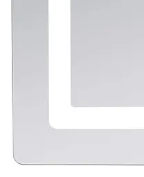 Дзеркало Lidz Kubis (KU2) 900х700 мм з LED-підсвічуванням Touch LD78LF90448452 - мініатюра 8