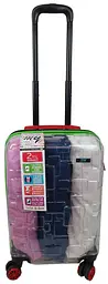 Прозора мала пластикова валіза + комплект органайзерів 42L My Luggage 55х34х25 см sum0026756 - мініатюра 2