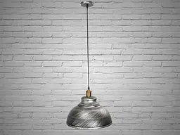 Світильник підвісний E27 Diasha 6858-360-BK-SV Loft 113 см, 40W, металевий каркас, сучасний стиль для дому