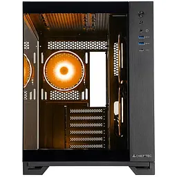 Корпус Chieftec VISIO GM-30B-TG-OP ATX, без БЖ, Black - мініатюра 2