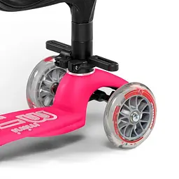 Самокат Micro Mini 3 в 1 Deluxe Plus рожевий (MMD079) - мініатюра 12