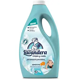 Гель для прання La Antigua Lavandera Sensitive для дитячої білизни 2.49 л (8435495829485)