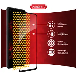 Скло захисне Intaleo Full Glue Oppo A76 4G Black (1283126528880) - мініатюра 7