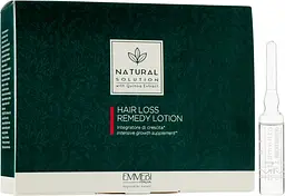 Ампули від випадіння волосся Emmebi Italia Natural Solution Hair Loss Remedy 12х6 мл - мініатюра 2