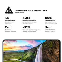 Захисне скло на ZTE Blade V40s з олеофобним покриттям, Pro, повне проклеювання, антистатичний і пиловідштовхуючий шар, 9H, самоклеючеся, 2.5D, на весь екран, антистатичний клей, ArmorStandart (ARM68741) - мініатюра 5
