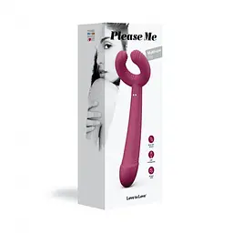 Вібратор для пар Love To Love PLEASE ME - PLUM STAR з трьома моторами, гнучкий - мініатюра 7
