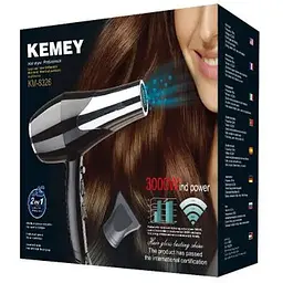 Фен для волосся Kemei KM 8326  - мініатюра 3