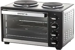 Електродуховка з плитою Polaris PTO 0235 GLHP