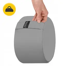 Подушка для йоги та медитації 4FIZJO Zafu кругла 32 x 20 см Grey (P-5907739315533) - мініатюра 6