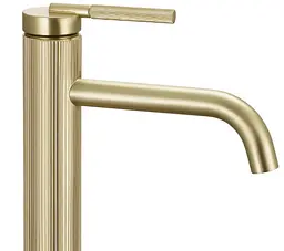 Змішувач для умивальника Rea Argon високий brushed gold REA-B7802 - мініатюра 6