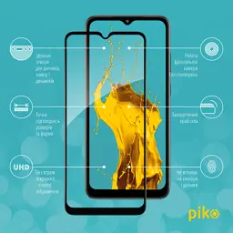 Скло захисне Piko Full Glue Xiaomi Redmi A1 (1283126545344) - мініатюра 2