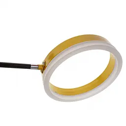 Світильник стельовий Brille підвісний BR-01 630C/6 LED 72W WW+NW+CW BK/G - мініатюра 3