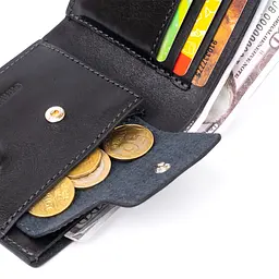 Чоловічий шкіряний гаманець GRANDE PELLE 7,5х10х2,5 см acs0015040 - мініатюра 5