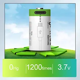Акумулятор CR2 Smartoools 300 mAh літій-іонний Li-Ion із зарядкою від Type-C 3.7V Випуклий плюс (19326) - мініатюра 12