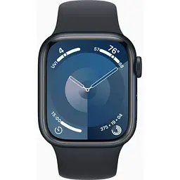 Apple Watch Series 9 GPS 41mm Midnight Aluminium with Midnight Sport Band M/L MR8X3 - мініатюра 2