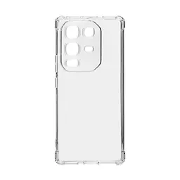 Прозрачный чехол для Infinix Note 50 4G с защитой камеры и усиленными бортами, тонкий, силиконовый, бесцветный, ударопрочный, противоударный бампер с закрытой камерой, ArmorStandart (ARM84724)