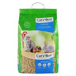 Гігієнічний наповнювач Cat's Best ‎Universal 20 л / 11 кг деревинний