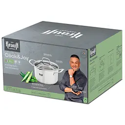 Каструля Krauff Cook & Joy зі скляною кришкою 4.6 л 22 см (26-238-119) - мініатюра 4