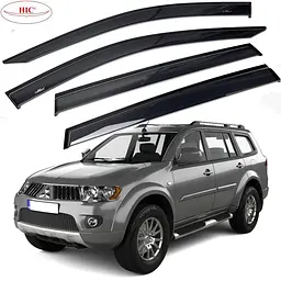 Дефлектори вікон вітровики HIC для Mitsubishi Pajero Sport 2009-2015 Оригінал (MI41)