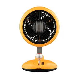 Вентилятор настільний ARDESTO AviaFan FT-F3600BG Yellow, 12 см, акумулятор, підсвітка, USB-A Type-C - мініатюра 2