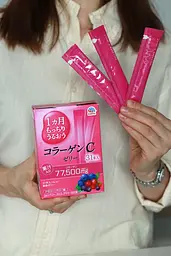 Колагенове желе EARTH CHEMICAL Collagen C Jelly з вітаміном С (лісові ягоди) 31 стік - мініатюра 2
