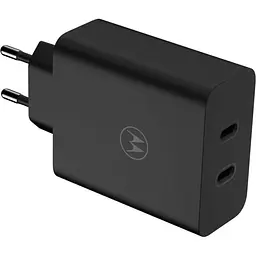Мережевий зарядний пристрій Motorola TurboPower 125 Вт Duo Wall Charger чорний (PG38C06632) [175931] - мініатюра 3