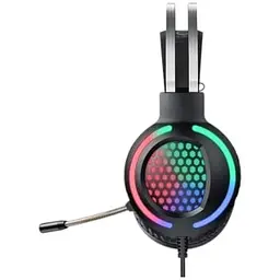 Ігрові навушники з підсвічуванням НОСО ESD03 Gaming LED Headphones повнорозмірні чорні - мініатюра 2