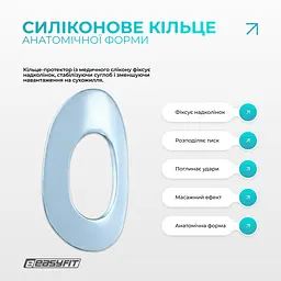 Бандаж (фіксатор) колінного суглоба з ребрами жорсткості та силіконовою вставкою. Розмір S - мініатюра 5