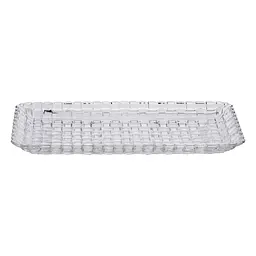 Блюдо для закусок скляне 25*12,5*1,5 см прямокутне Yiwu HP-YH-33 - мініатюра 2