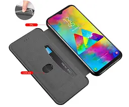 Чохол-книжка Primolux Besus для Samsung Galaxy M20 (SMM205) Black - мініатюра 3