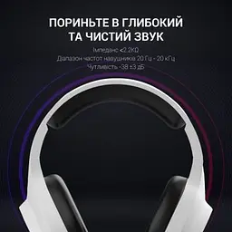 Навушники GamePro (HS615) RGB White (HS615) - мініатюра 9