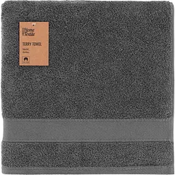 Рушник махровий Ardesto SuperSoft 70х140 см 100% бавовна темно-сірий (ART2270MC) 