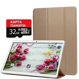 Планшет-телефон Adronix MT232 3G Gold 2/32GB + Чохол-книжка + Карта пам'яті 32GB - мініатюра 2