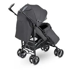 Прогулянкова коляска Lionelo Irma Black/Dark Grey, чорний (LO-IRMA BLACK) - мініатюра 3