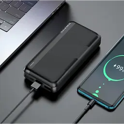Портативна батарея Power Bank Borofone J27A 20000 mAh 2xUSB/1xType-C Чорний - мініатюра 4